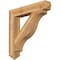 Ekena Millwork Funston Arts & Crafts Rough Sawn Bracket, Western Red Cedar, 6"W x 38"D x 38"H BKT06X38X38FST03RWR - alternate 1